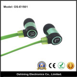 2015 Cheap Rubber Colorful Promotional High Quality Earphone (OS-E1501)