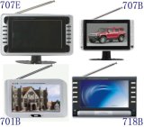 7inch Portable TV with DVB-T, USB and Card Reader (KL-TVC707E / 707B / 701B / 718B)