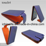 Flip Leather Case for iPod Touch 4