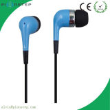 Cheap Price Flat Cable Plastic Earphone for Mobile Phone/MP3/MP4