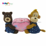 Soft Plush & Stuffed Bear and Monkey Mobile Phone Holder