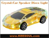 Crystal Car USB/TF Card Speaker with More Disco Light FM Radio (KS-982)