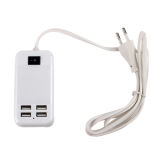 4 USB Travel Charger for Mobile Phone (WMPC-124)