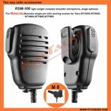 Tetra Mth800/Mth850/MTP850 Walkie Talkie Speaker Microphone with Single Pin Connector & Locking Screws