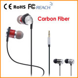 High Quality Carbon Fiber Earphone with 3.5mm Plug for Sale