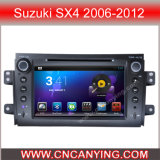 Car DVD Player for Pure Android 4.4 Car DVD Player with A9 CPU Capacitive Touch Screen GPS Bluetooth for Suzuki Sx4 (AD-8081)