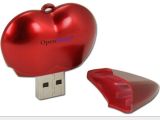 Wedding Gift! Red Heart Shape USB Flash Drive