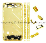 Diamond Middle Plate Housing Faceplates for iPhone 4 (Golden Color) (KS-DMP-4037)