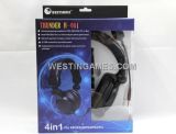 4 in 1 Universal Gaming Headset W/ Microphone for PS3/PS4/xBox 360/PC (HP40005)