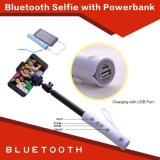 2015 New Design 2200mAh Selfie Stick Power Bank with Bluetooth Shutter Button