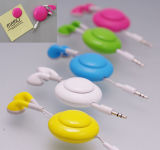 Cute Color Retractable Earphones with Custom Logo for iPhone