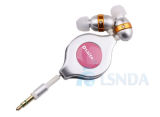 Top Quality Retractable Earphone for iPod (LS-R13)