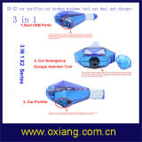 Ox-X2 Portable USB Car Air Ionizer Purifier