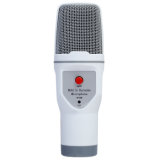 Sf-690 3.5 Stereo Plug Professional Wired Mobile Karaoke Microphone for Mobile Phone PC