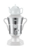 3.2L Stainless Steel Samovar (with thermometer and porcelain/glass teapot) [T20A]