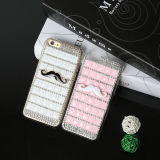 New Products Hard PC Moustache Bling Cell Phone Accessory for iPhone 6