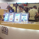 LED Crystal Table Light with Crystal LED Light Box for Restaurant Fast Food Menu Board