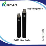 Unique Design Evod Passthrough Battery 650mAh, 900mAh, 1100mAh with Mirco USB 5 Pin Connector in The Bottom
