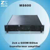 MS600 2CH X 600W/8ohm Professional Amplifier