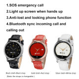 Fashionable Bluetooth Smart Watch with Leather Watchband (S360)