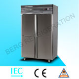4 Door Vertical Stainless Steel Refrigerator