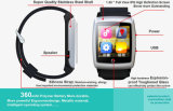 2015 Chinese Fashion Smart Watch Mobile Phone with Bluetooth&GPS
