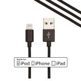 Braided USB Charger Cable for iPhone 5 with Aluminum Casing 8 Pin Cable