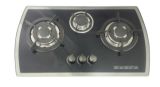 Newly Design Curve Tempered Glass 3 Burner Gas Stove