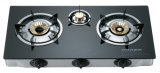 Triple Gas Burner Stove Cooktop - Tempered Glass (GS-03G02)