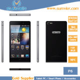 6inch IPS Mtk6582 Mobile Phone with Quad Core