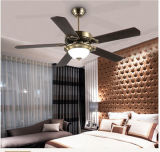 Plywood Decorative Ceiling Fan with Lights and Remote