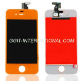 Digitizer Touch Panel Screen with LCD for iPhone 4S Digitizer Touch Panel Screen with LCD Display Screen + Flex Cable + Orange Supporting Frame - Orange