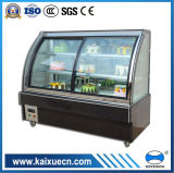 Front Sliding Glass Door Refrigerated Bakery Display Showcase