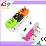 000 Mini Folding Mobile Phone Home USB Charger, Colorful and Portable USB Wall Charger