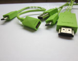 Mhl Cable for Mobile Phone Micro USB to HDMI Mhl Cable (MHL003)