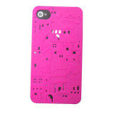 Cool: Embossment Stereo Protective Phone Case for iPhone4/4s (ROHS)