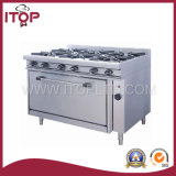 Gas 6-Burner Range with Gas Oven (GBR120-6)