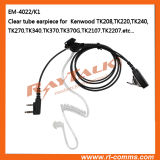 2-Wire Acoustic Clear Tube Earpiece / Transparent Tube Headset for Tk3000, Tk3101