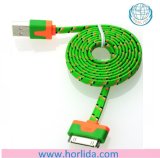 Strong Nylon Fabric Braided USB Cable for iPhone 4S/4