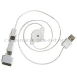 3-in-1 Charging/Sync USB Retractable Cables