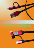 2 in 1 Micro USB Data Cable for Mobilephone Charger Cable