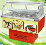 Salad Refrigerator with Freezer Storage