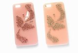 High-Class Pink Crystal Butterfly Cell Phone Case