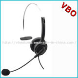Cheapest Call Center Monaural Rj Headset with Noise Cancelling Mic Boom for Telemarketing