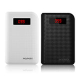 Imymax External Portable 10000mAh Carbon Power Bank with LED Display