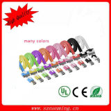 Dual Colored Flat Lightning 30pin USB Cable for iPhone4