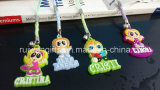Customized Soft Rubber Mobile Pendant, Mobile Charms