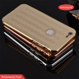 Luxury PC and Aluminium Alloy Metal Frame Cell Phone Cover for iPhone 6/6s Plus 0.7mm