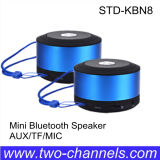 Mic Function Bluetooth Speaker Micro SD Card Metal Blue