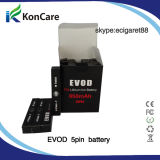 2014 New Arrival Evod USB Battery Evod USB Passthrough Battery with 5 Pin USB Charger Cable Fit Mt3 T2 CE4 DCT Ee2 Evod